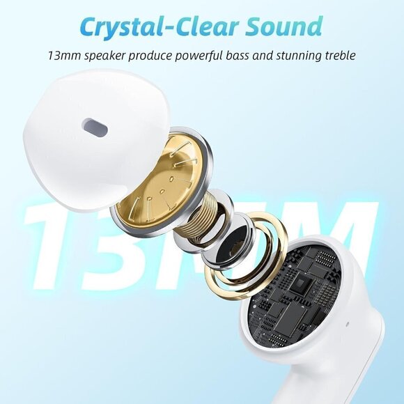 Wireless Bluetooth Ear Bud Headphone Microphone Airpods Charging Case Pro 2 PINK - Picture 3 of 7